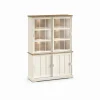 Evan - Wandkast Patio - DR4+WV9 - K468 - Lariks/Oude teak - 143x208x50cm | Belga Meubelen Sale
