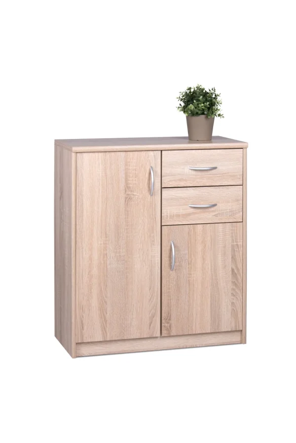 FIN - Commode Kiel 3 - Lichte Eik - 74x85x35cm | Belga Meubelen Fashion