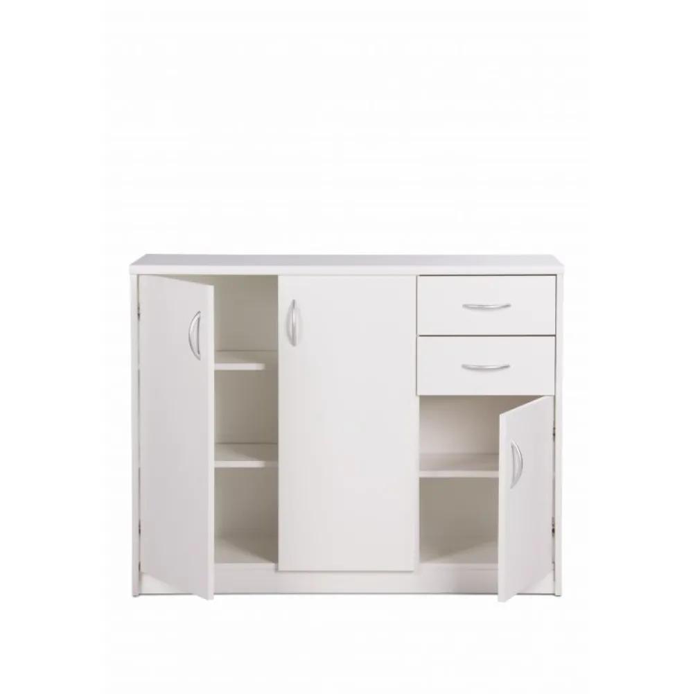 fin__commode_kiel___wit___0.webp FIN - Commode Kiel 2 - Wit - 109x85x35cm | Belga Meubelen Discount