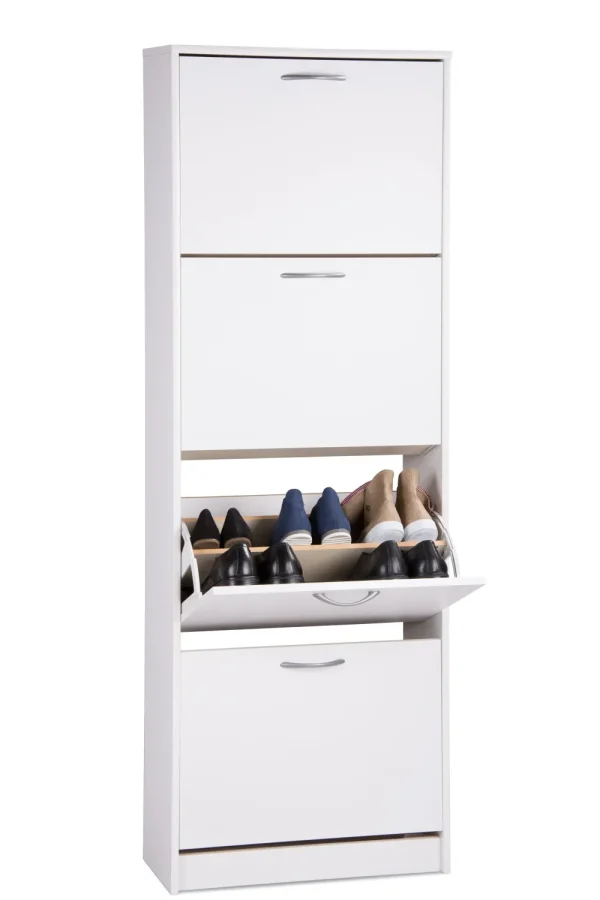 FIN - Mainz 2 - Wit - 3 Vakken - 58x162x25cm | Belga Meubelen Best