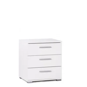 FIN - Nachtkastje Elora - Wit - 45x50x34cm | Belga Meubelen Best
