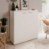 FIN - Schoenenkast Satos - Wit - 100x110x34 | Belga Meubelen Clearance
