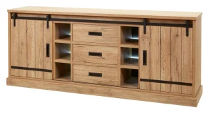 GBO - Dressoir Pierro - Scarlet oak - 225x92x50cm | Belga Meubelen Sale