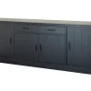 GBO - Dressoir Raphael - Nox - 240x92x50cm | Belga Meubelen Online
