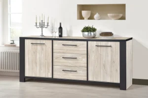 GBO - Dressoir Thor - Beach oak - 230x90x45cm | Belga Meubelen Outlet