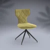 GBO - Eetkamerstoel Billy - Stof - Groen - 47x86x47cm | Belga Meubelen Hot