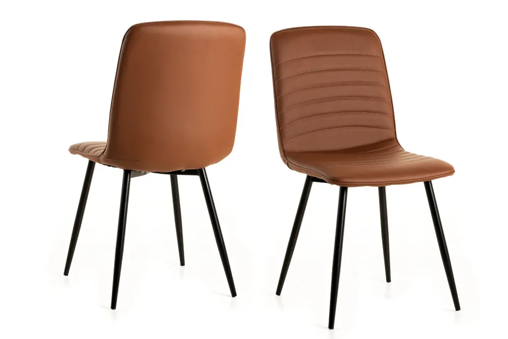 gbo__eetkamerstoel_st__pu_0-12.webp GBO - Eetkamerstoel ST1613 - PU - Cognac - 40x42x46cm | Belga Meubelen Clearance