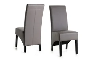 GBO - Eetkamerstoel ST0801 - PU - Vison - 39x56x53cm | Belga Meubelen Best