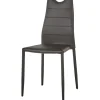 GBO - Eetkamerstoel ST1703 - PU - Zwart - 27x48x46,5cm | Belga Meubelen Discount
