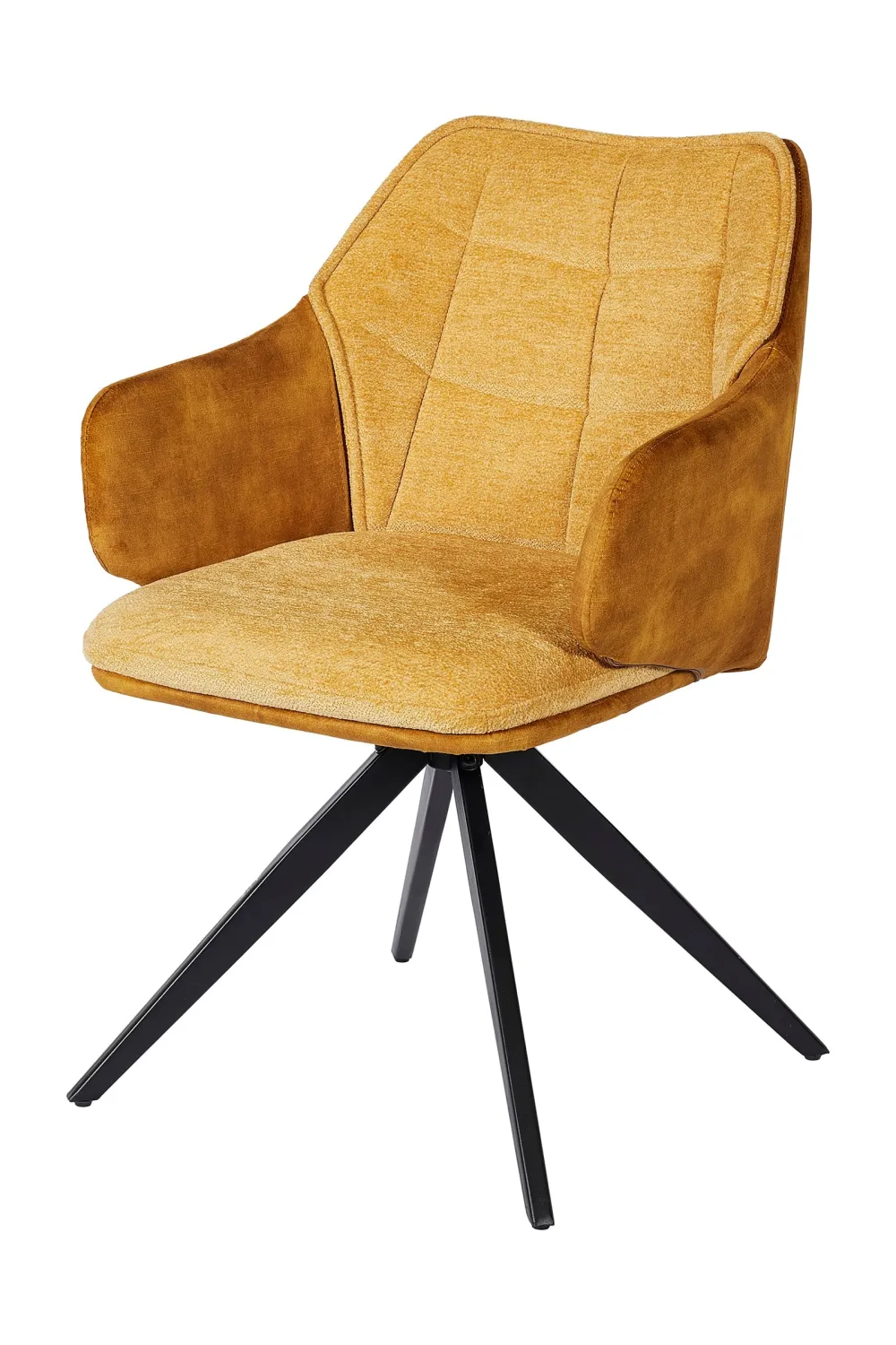 gbo__eetkamerstoel_st__st_0-12.webp GBO - Eetkamerstoel ST2306-2 - Stof - Geel - 54x38x50cm | Belga Meubelen Discount