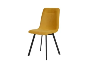 GBO - Eetkamerstoel ST2307-4 - Stof - Geel - 43x43x46cm | Belga Meubelen Fashion