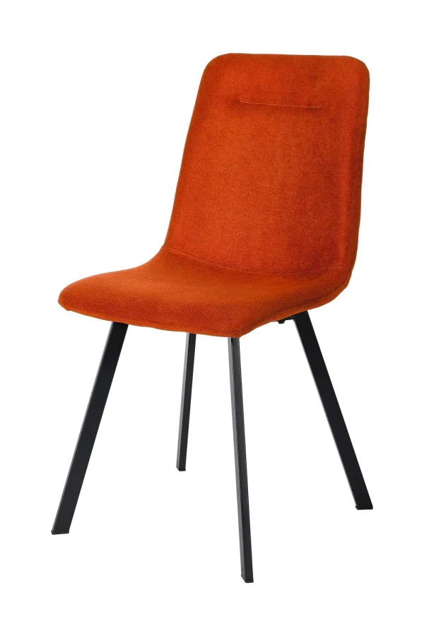 GBO - Eetkamerstoel ST2307-4 - Stof - Oranje - 43x43x46cm | Belga Meubelen Hot