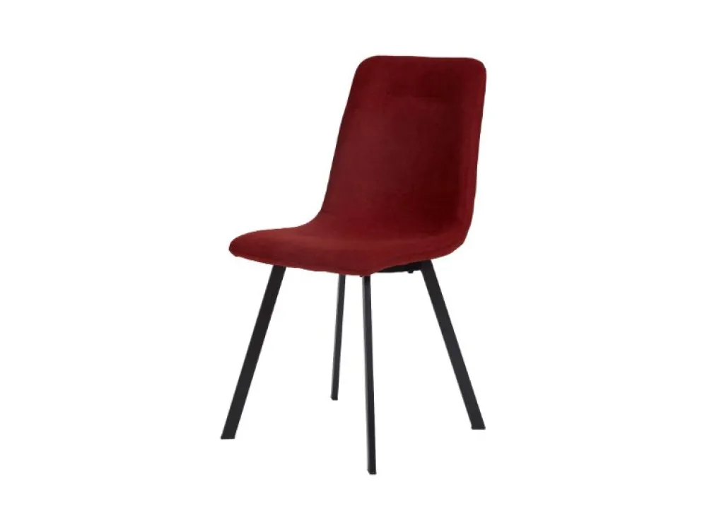 gbo__eetkamerstoel_st__st_0-19.webp GBO - Eetkamerstoel ST2307-4 - Stof - Rood - 43x43x46cm | Belga Meubelen Hot
