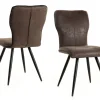 GBO - Eetkamerstoel ST1513 - Stof - Grijs - 43x45x56cm | Belga Meubelen Best