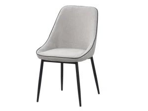 GBO - Eetkamerstoel ST2310-4 - Stof - Grijs- 48x38x50cm | Belga Meubelen Online