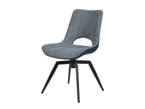 GBO - Eetkamerstoel ST2311-2 - Stof - Lichtblauw - 46x41x50cm | Belga Meubelen New