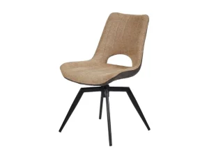 GBO - Eetkamerstoel ST2311-2 - Stof - Beige - 46x41x50cm | Belga Meubelen Discount