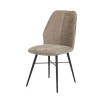 GBO - Eetkamerstoel ST2313-2 - Stof - Beige - 46x43x50cm | Belga Meubelen New