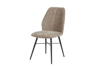 GBO - Eetkamerstoel ST2313-2 - Stof - Beige - 46x43x50cm | Belga Meubelen New