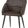GBO - Eetkamerstoel ST2005 - Stof Antraciet - 54x44x54cm | Belga Meubelen Discount