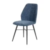 GBO - Eetkamerstoel ST2313-2 - Stof - Blauw - 46x43x50cm | Belga Meubelen Fashion