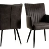 GBO - Eetkamerstoel ST1805 - Stof - Grijs - 48x46x46cm | Belga Meubelen Best