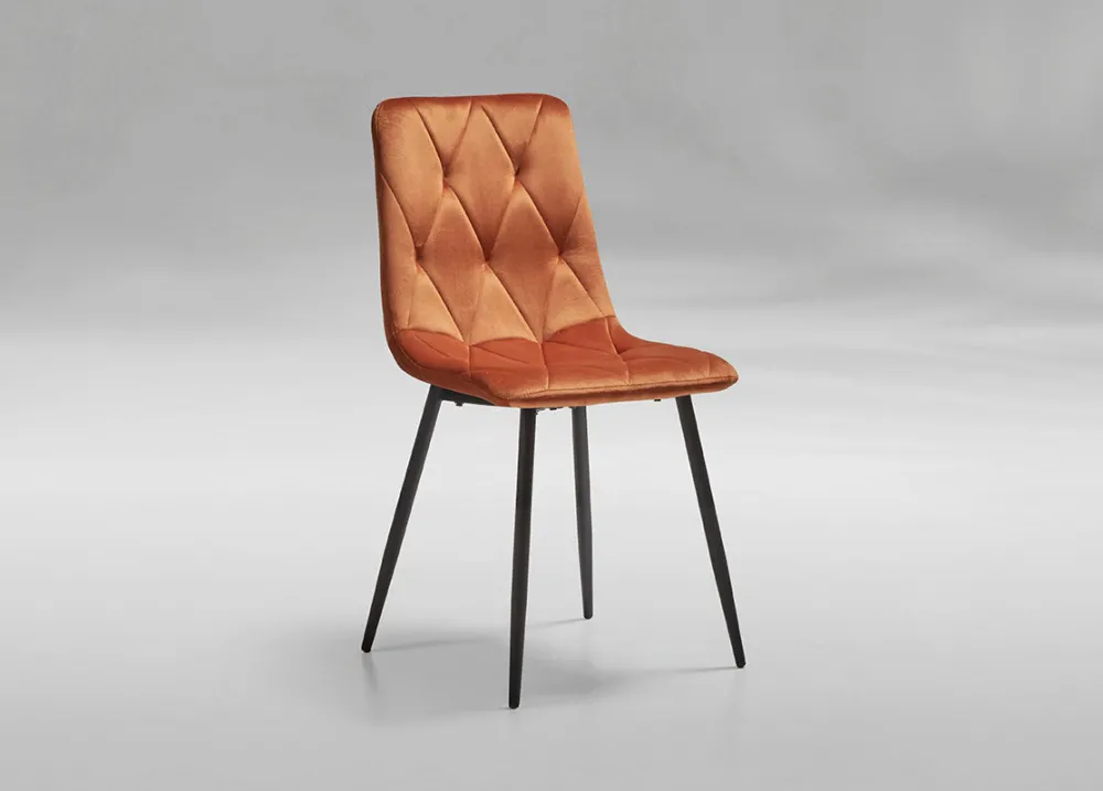 gbo__eetkamerstoel_st__st_0-59.webp GBO - Eetkamerstoel ST2209 - Stof - Oranje - 40x43x44cm | Belga Meubelen Clearance
