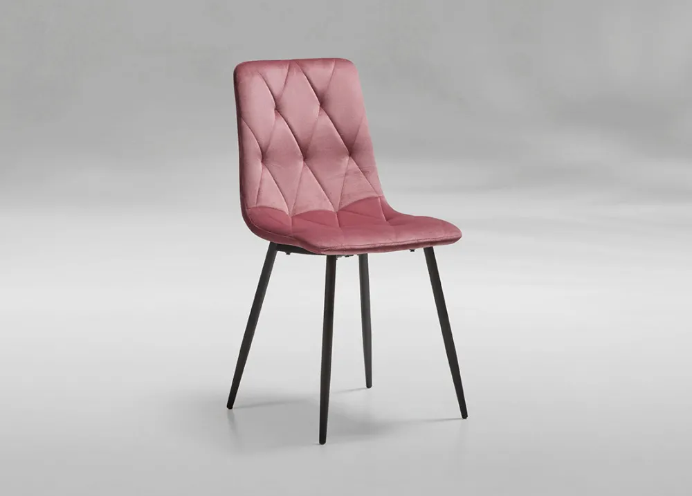 gbo__eetkamerstoel_st__st_0-60.webp GBO - Eetkamerstoel ST2209 - Stof - Roze - 40x43x44cm | Belga Meubelen Best