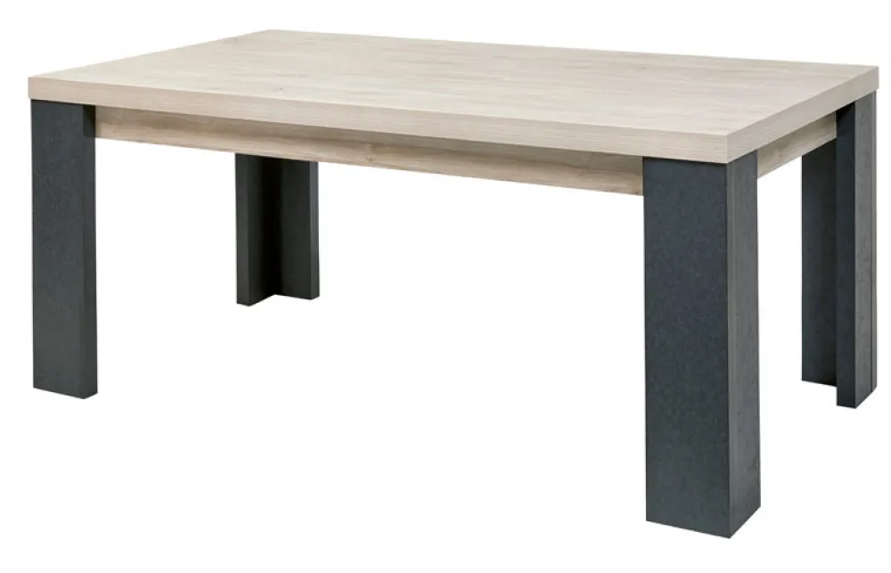 gbo__eettafel_hercules__b_0.webp GBO - Eettafel Hercules - Beach Oak + Grey Rock - 180x77x100cm | Belga Meubelen Outlet