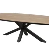 GBO - Eettafel ovaal Pierro TF2101 - Scarlet oak - 200x100x76cm | Belga Meubelen Online