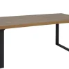 GBO - Eettafel Samuel - U poten - Warme Eik/Grijs - 200x76x100cm | Belga Meubelen Online