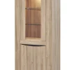 GBO - Kolonvitrine Nelson - French oak - 77x180x48cm | Belga Meubelen Outlet