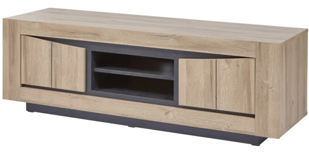 gbo__tvmeubel__nelson__fr_0.webp GBO - TV-Meubel Nelson - French oak - 160x52,5x48cm | Belga Meubelen Discount