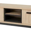 GBO - TV-Meubel Percy - Castella oak - 186x56x48cm | Belga Meubelen Best