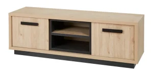 GBO - TV-Meubel Percy - Castella oak - 186x56x48cm | Belga Meubelen Best