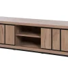GBO - TV-Meubel Stefan - Canyon oak - 155x50x45cm | Belga Meubelen Clearance