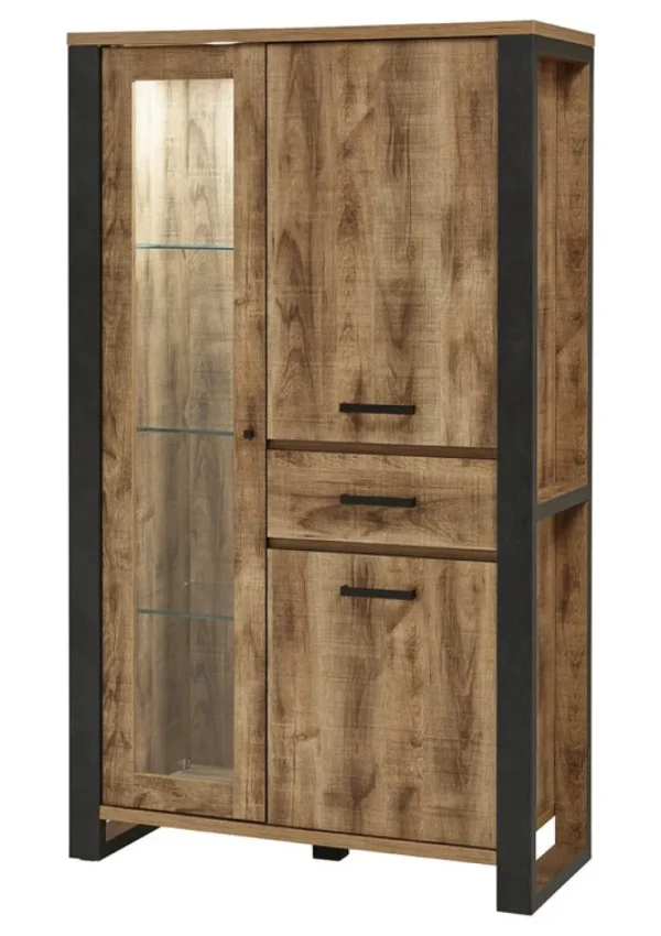 GBO - Vitrine Onno - Tropix - 112x195x48cm | Belga Meubelen Hot