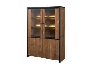 GBO - Vitrine Silvestre - Mango - 120x170x45cm | Belga Meubelen Fashion
