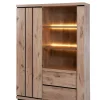 GBO - Vitrine Stefan - Canyon oak - 130x180x45cm | Belga Meubelen Sale