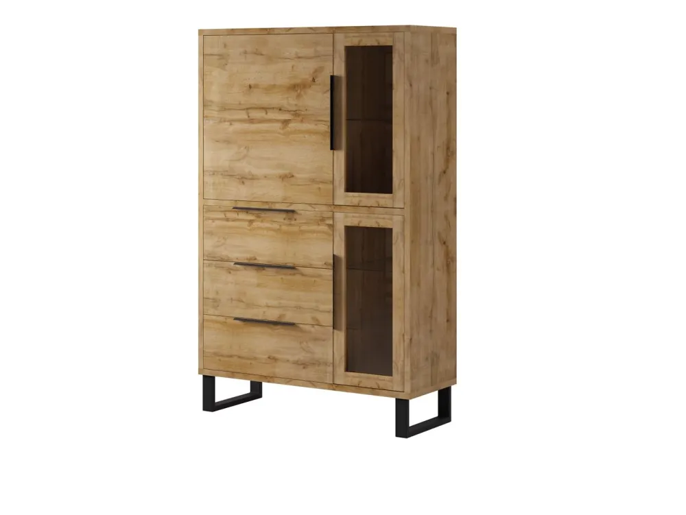 hm__barkast__halle__t__do_0.webp HM - Barkast Halle - T12 - Donkere Eik - 120x190x45cm | Belga Meubelen New