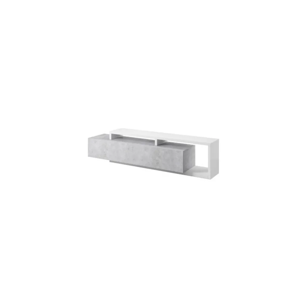hm__tvmeubel_bota__witbet_0.webp HM - TV-Meubel Bota - Wit/Beton - 219x52x45cm | Belga Meubelen Discount