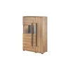 HM - Vitrine Tulas 42 - Eik - 90x136x39cm | Belga Meubelen Discount