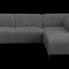 Hoeksalon Eddy - Rechts - Stof - Grijs | Belga Meubelen Clearance
