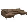 Hoeksalon Kristina - Rechts - Stof - Bruin - 200x305x150cm | Belga Meubelen Hot