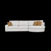 101 - Hoeksalon Lucas - Rechts - Stof - Beige - 368x102x164cm | Belga Meubelen Discount