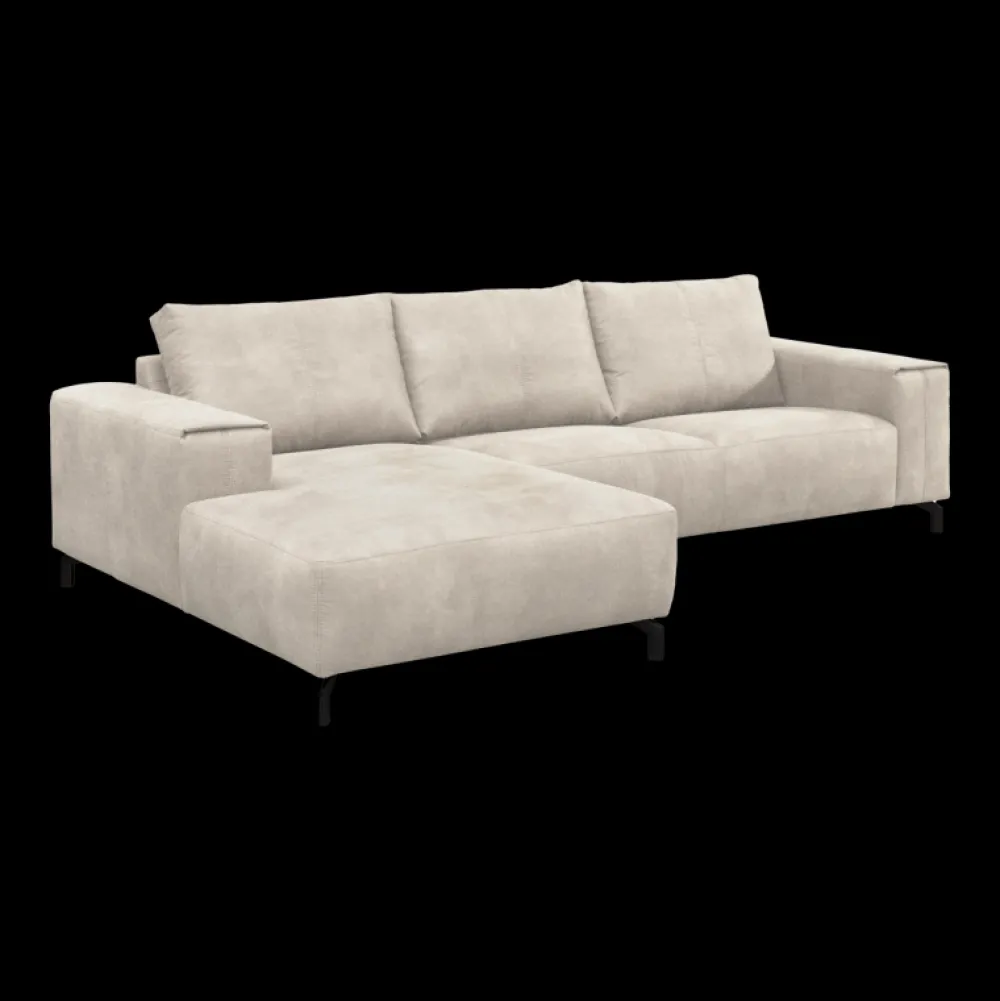 hoeksalon_noemie__links___0.webp Hoeksalon Noemie - Links - Stof - Wit - 288x94x170cm | Belga Meubelen Discount