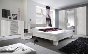 HVT - Slaapkamer Vera - White Wash - 4-delige set | Belga Meubelen Hot