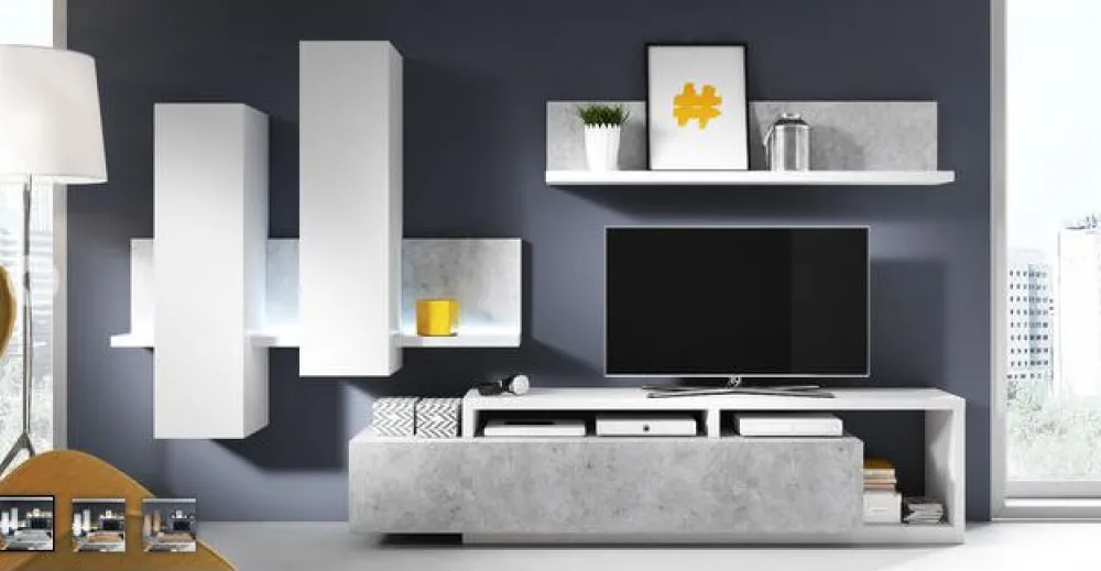hvz__salontafel_bota__wit_0.webp HVZ - Salontafel Bota - Wit/Marmerlook | Belga Meubelen New