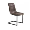 IDE - Eetkamerstoel Prince - Stof - Bruin - 52x84x62cm | Belga Meubelen New