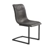 IDE - Eetkamerstoel Prince - Stof - Grijs - 52x84x62cm | Belga Meubelen Discount
